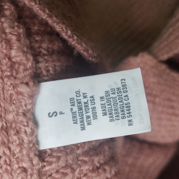 Aerie mauve faux wrap sweater - Picture 3 of 4